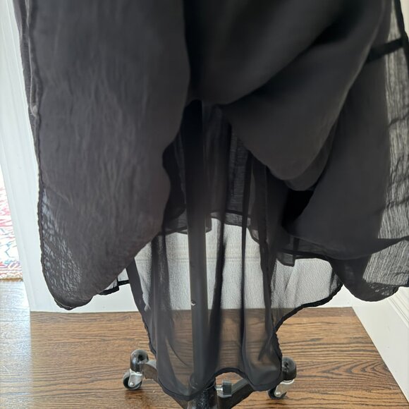 Black Flowy Skirt - Picture 4 of 5